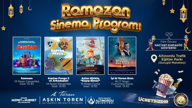 ALTINORDU BELEDİYESİ’NİN EFSANE SİNEMA GÜNLERİ YENİDEN BAŞLIYOR