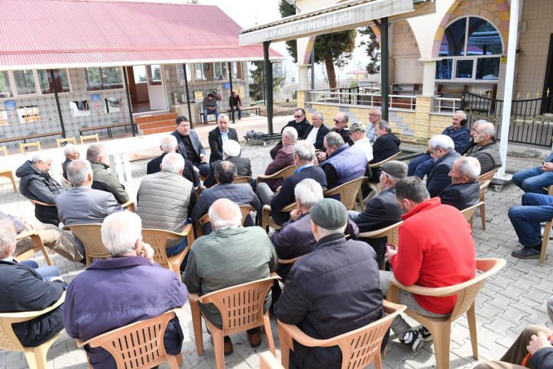 AŞKIN TÖREN, AYRIM YAPMADAN MAHALLE GEZİLERİNİ SÜRDÜRÜYOR